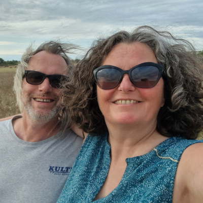 Delphine et Pascal gardiens du camping le Chassiron